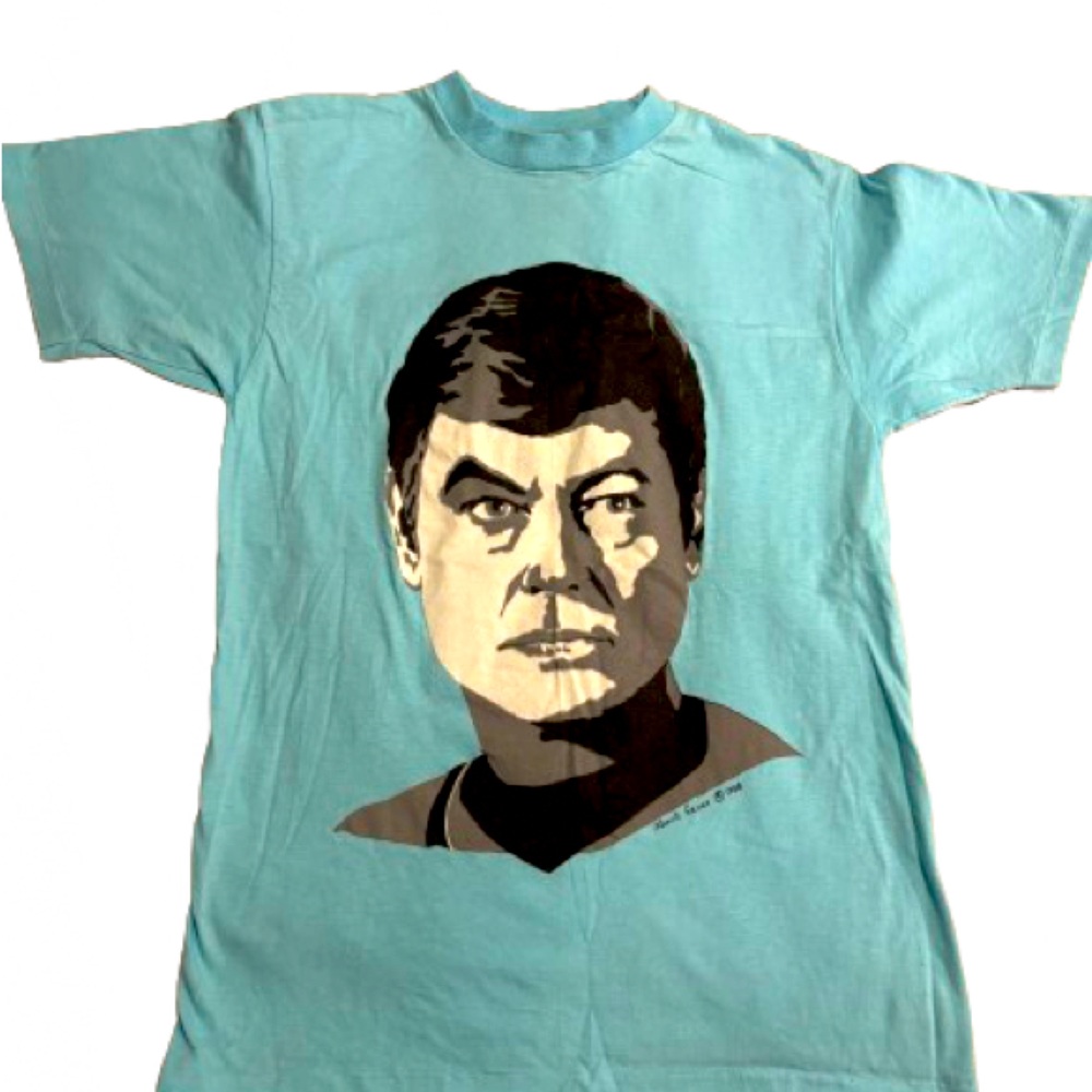 80S STAR TREK DR. LEONARD BONES MCCOY t-shirt